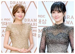 Sooyoung (SNSD) đọ sắc Jang Nara trên thảm đỏ &quot;MBC Drama Awards 2014&quot;