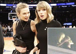 Taylor Swift dính nghi án đồng tính khi hôn môi Karlie Kloss đắm đuối