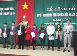 Thanh Hóa: 102 thí sinh trúng tuyển công chức