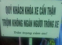 Trộm không ngán người trông xe