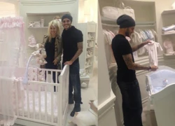 Vợ chồng Mauro Icardi sửa soạn đón con gái yêu