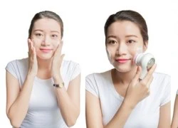 4D Motion Cleanser: máy rửa mặt và tán nền 2 trong 1