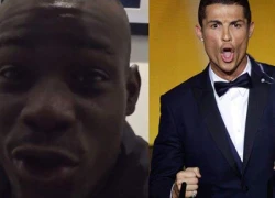 Balotelli nhại tiếng hét của C. Ronaldo