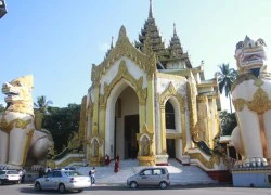 Cận cảnh chùa Shwedagon dát vàng linh thiêng