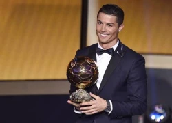 Cristiano Ronaldo tỏa sáng trên bục nhận giải QBV 2014