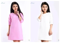 Đầm Oversize Cổ Đính Hạt