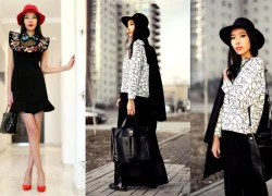 Diện đồ 3D độc đáo cho nàng cao gầy từ fashionista mắt xếch