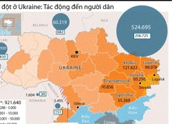 [Đồ họa] Cuộc xung đột tại Ukraine tác động tới người dân