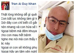 Duy Nhân bất lực vì không thể về thắp hương cho bà ngoại