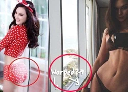 Em gái Kim bị soi photoshop méo cửa như Angela Phương Trinh