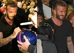 Fans Đài Loan hỗn loạn vì &#8216;phát cuồng&#8217; David Beckham