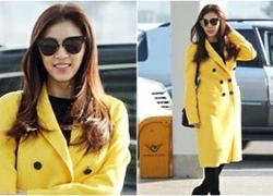 Ha Ji Won xuất hiện rực rỡ nổi bật tại sân bay