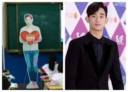 "Hình nhân" Kim Soo Hyun được trường tiểu học dùng để giảng dạy