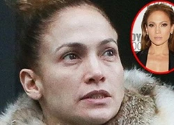 Jennifer Lopez gây 'choáng' với mặt mộc già nua, nhợt nhạt