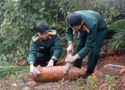 Lần đầu phát hiện bom Mỹ ở thành phố Hà Giang