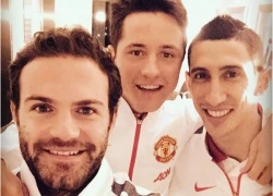 Mata, Di Maria, Herrera tung 'ảnh tự sướng' lấy may