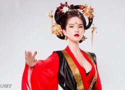 Ngọc Trinh uy quyền và lạnh lùng trong cosplay Trinh Đế