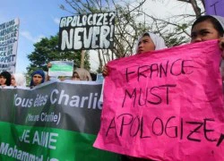 Người Hồi giáo Philippines biểu tình chống tờ Charlie Hebdo