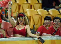 Những bóng hồng hot trên khán đài Asian Cup