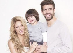 Pique và Shakira hạnh phúc rạng ngời