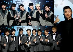 Sau Golden Disk Awards, EXO lại sang Trung Quốc ôm giải