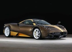 Siêu xe Pagani Huayra màu vàng nâu cực đẹp đến Nhật Bản