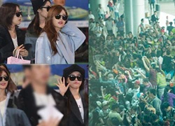 T-ara 'mắc kẹt' giữa rừng fans Việt