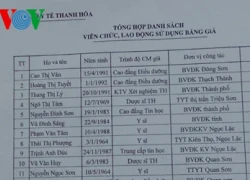 Tin tức mới nhất về dùng "bằng giả" ở ngành y tế tỉnh Thanh Hóa