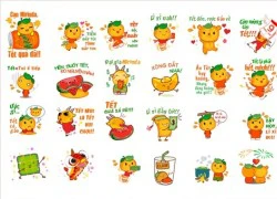 Bộ Zalo sticker chúc Tết phá kỷ lục 1 triệu lượt download