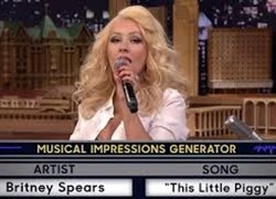 Christina Aguilera nhái giọng Britney Spears quá xuất sắc!