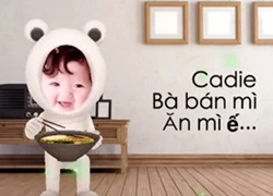 Clip "Bà bán mỳ" siêu dễ thương của con gái Elly Trần