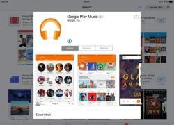 Google Play Music có phiên bản cho iPad