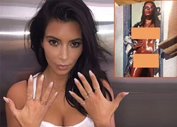 Kim Kardashian bị &#8216;ném đá&#8217; vì chụp ảnh nude trần trụi