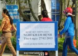 Kỷ niệm ngày thầy thuốc Việt Nam, bệnh viện nghỉ khám bệnh