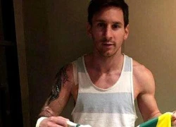 Lộ hình xăm mới bí ẩn của Lionel Messi