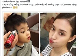 Mai Hồ bị nhận nhầm là 'chị' của con trai