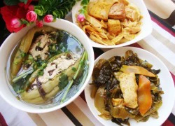 [Chế biến] - Măng kho, canh khổ qua cho thực đơn ngày rằm