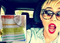 Miley Cyrus đăng ảnh chế nhạo chiếc váy đang gây tranh cãi