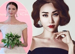 Ngân Khánh mặc váy cưới Oscar de la Renta gần 200 triệu đồng