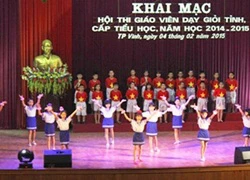 Nghệ An: Khai mạc Hội thi Giáo viên giỏi cấp tiểu học