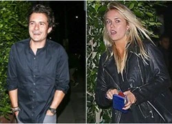 Orlando Bloom hẹn hò người đẹp tóc vàng sau tin yêu Demi Moore