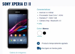 Phiên bản kế nhiệm Xperia E1 lộ cấu hình tại Tây Ban Nha