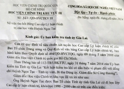 Trường ĐH Luật thu hồi bằng của Giám đốc Sở dùng bằng giả