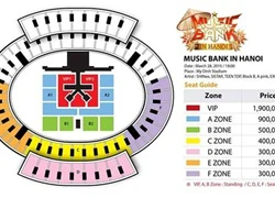 Vé Music Bank Hà Nội từ 300 nghìn đồng