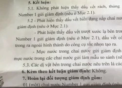 Vụ nước ngọt Tân Hiệp Phát có ruồi: Chai nước có dấu vết biến dạng