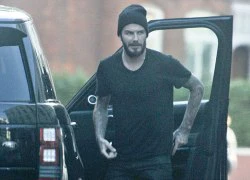 Becks đi giày giống của con trai