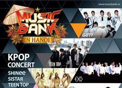 Cách thức đổi vé concert chính thức của &quot;Music Bank in Hanoi&quot;