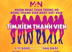 Cơ hội trở thành thành viên nhóm nhạc đông nhất Việt Nam