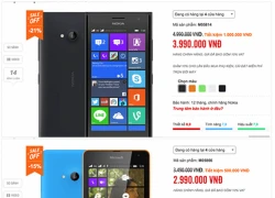 Đại lý giảm giá Lumia 535 và Lumia 730 một triệu đồng