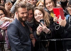 David Beckham bị fans vây kín ở Madrid